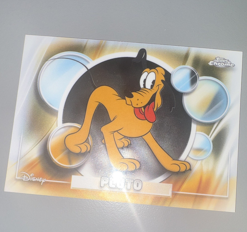 Topps Chrome Disney Base Set Pluto #53 Non-Sport Trading Card