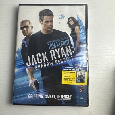 Jack Ryan: Shadow Recruit (DVD, 2014) Brand New & Sealed Free Shipping