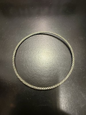 David Yurman Twisted Cable Bracelet in Silver Tone