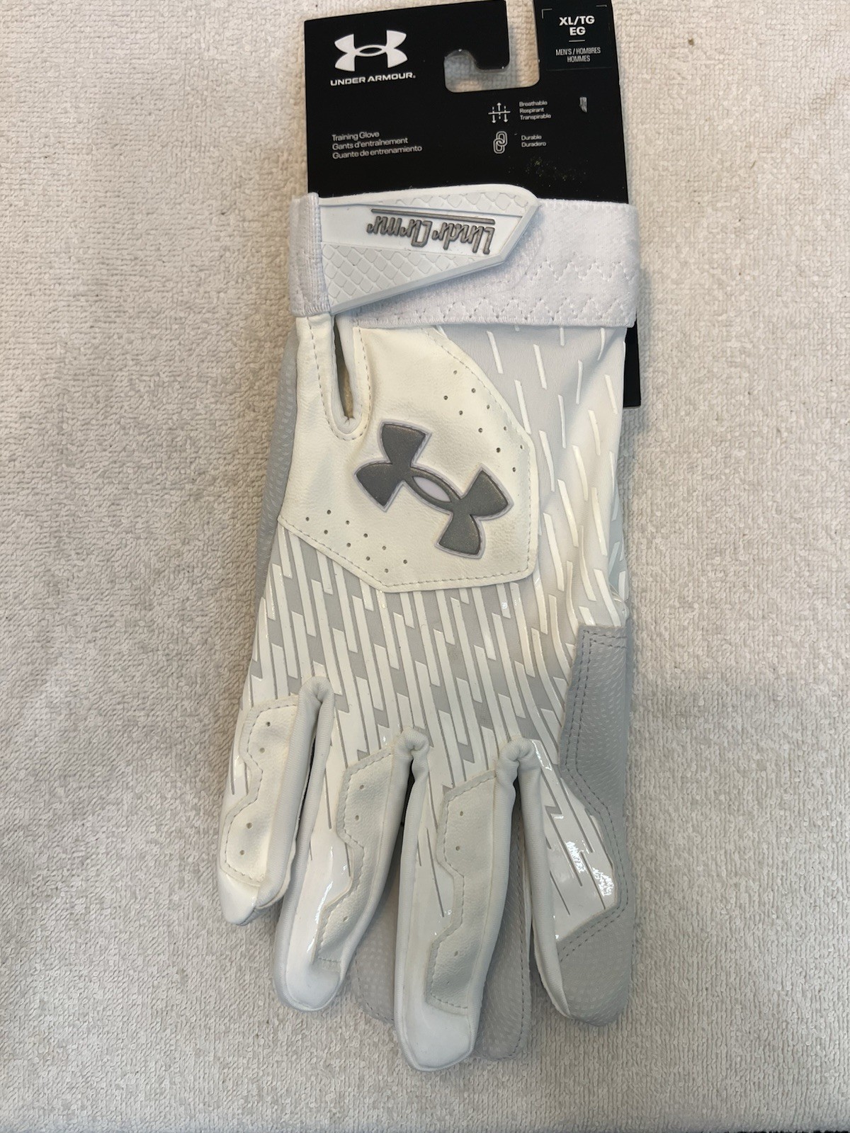 NWT - Under Armour  - Adult Men's Batting Gloves  - Baseball / Softball - XL