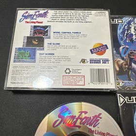 1993 SimEarth: The Living Planet (TurboGrafx CD TurboDuo) Complete Authentic