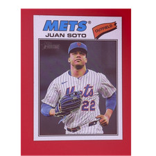 Topps 2026 Heritage Juan Soto #306 New York Mets Baseball Card
