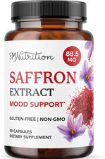 Saffron Supplements 88.5Mg | 3-Month Supply | Pure Saffron Extract Capsules for