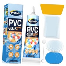 Air Mattress Patch Kit, Heavy Duty Waterproof Vinyl Repair Patch Kit, 80 ML