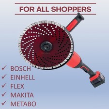 230mm Diamond Cutting Disc 9" Inch Angle Grinder Segmented Blade Stone 3-11