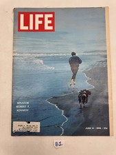 LIFE Magazine June 14 1968 RFK Robert F Kennedy Beach Cover Tareyton Ad