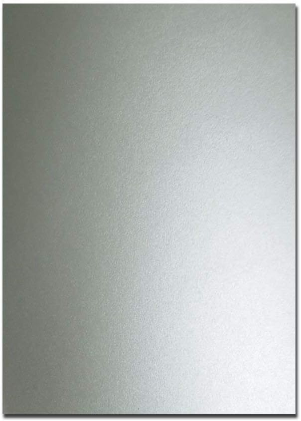 Creative Expressions Steel Silver A4 Pearl Card Christmas Birthday Card Making
