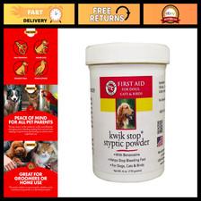 Styptic Powder for Dogs, Cats  Birds - Quick Stop Blood Clotting Aid, 6 oz