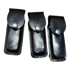 Leather Knife Sheaths Lot Of 3 Vintage