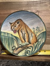 Veneto Flair “The Puma” Plate ITALY Wildlife Series #537 of 2000  1972