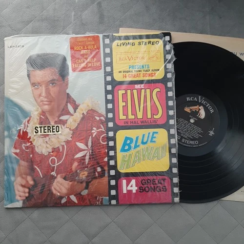 Elvis Presley BLUE HAWAII LSP-2426 (USA 1961 ORIGINAL) IN BAGGY "BEAUTY" 1S/1S