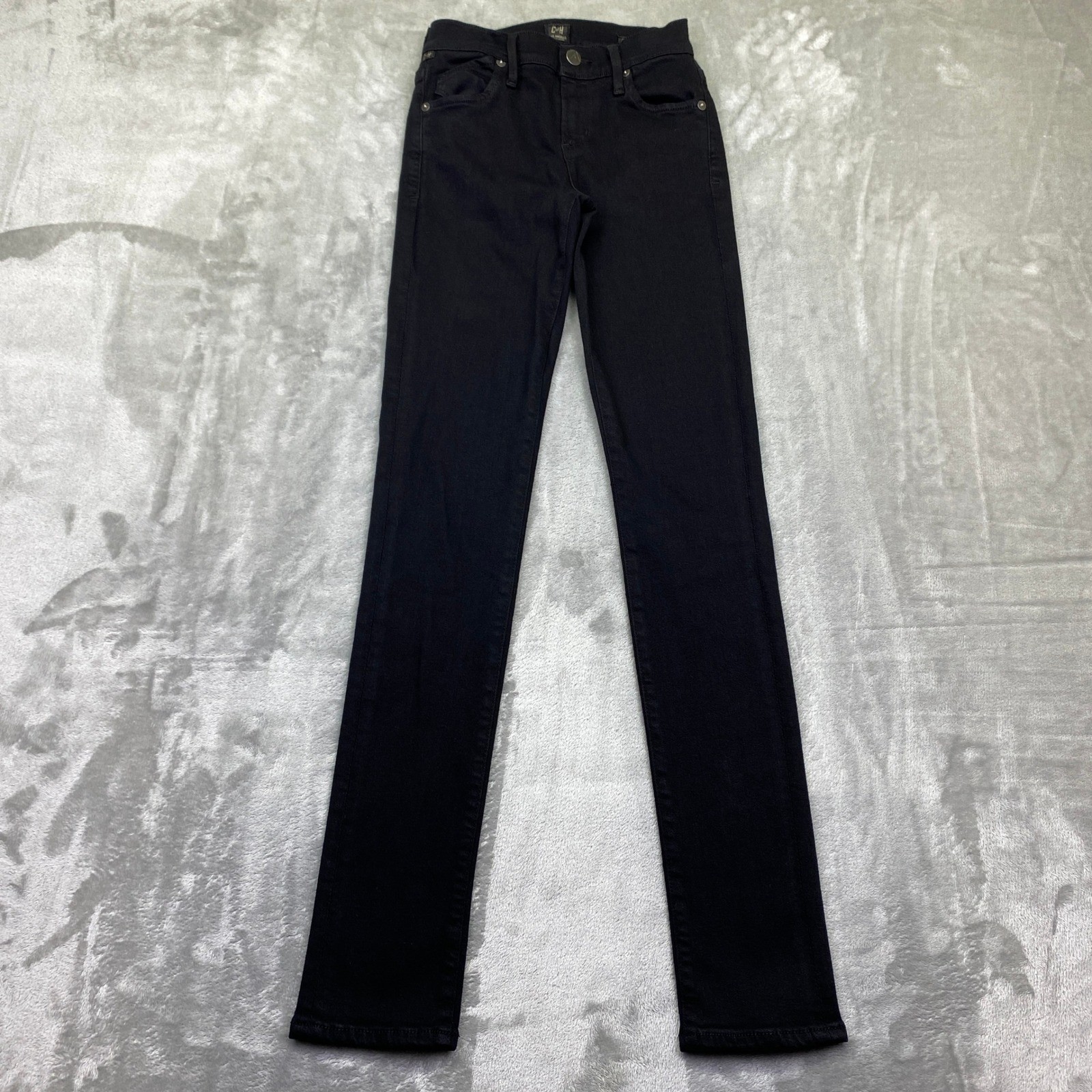 Citizens of Humanity Avedon Slick Skinny Leg Black Jeans Size 24 Fits 21