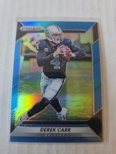 2016 Panini Prizm BLUE Derek Carr /199 Oakland Raiders #16 C23