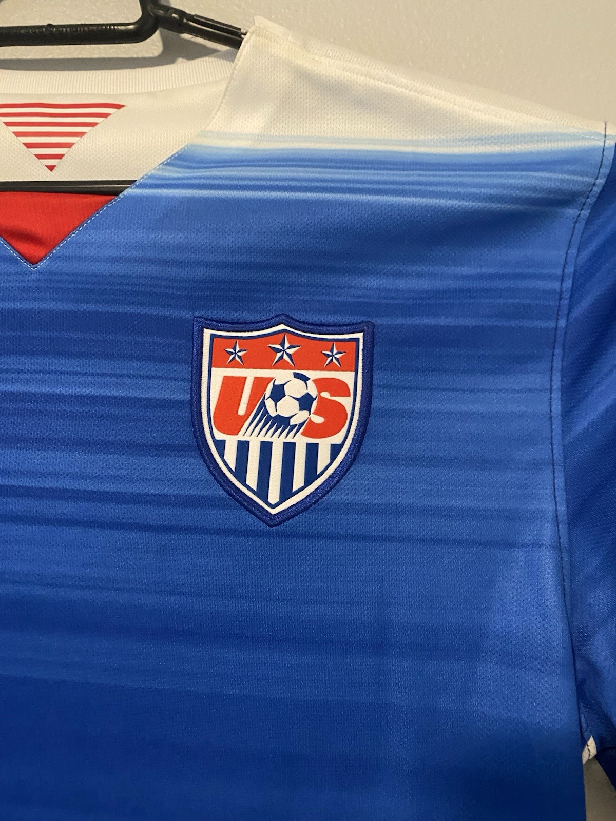 Nike Dri Fit Mens US Soccer Jersey Short Sleeve 2015 Small thumbnail 4