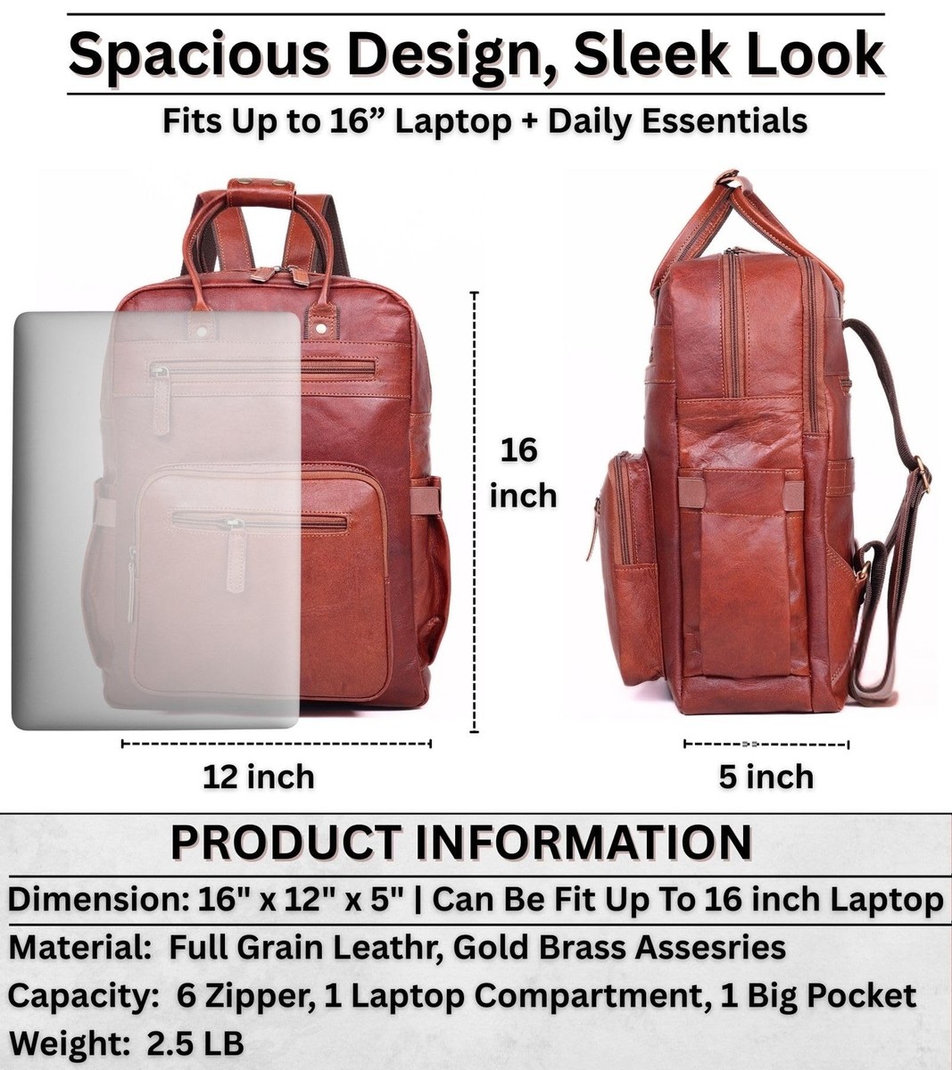 16 inch laptop backpack women's Hanke Expandable Travel Inch, Full-Open Backpack, Black HP stream/envy x360/OMEN/Spectre/Elite Work Bag 16 Inch Laptop