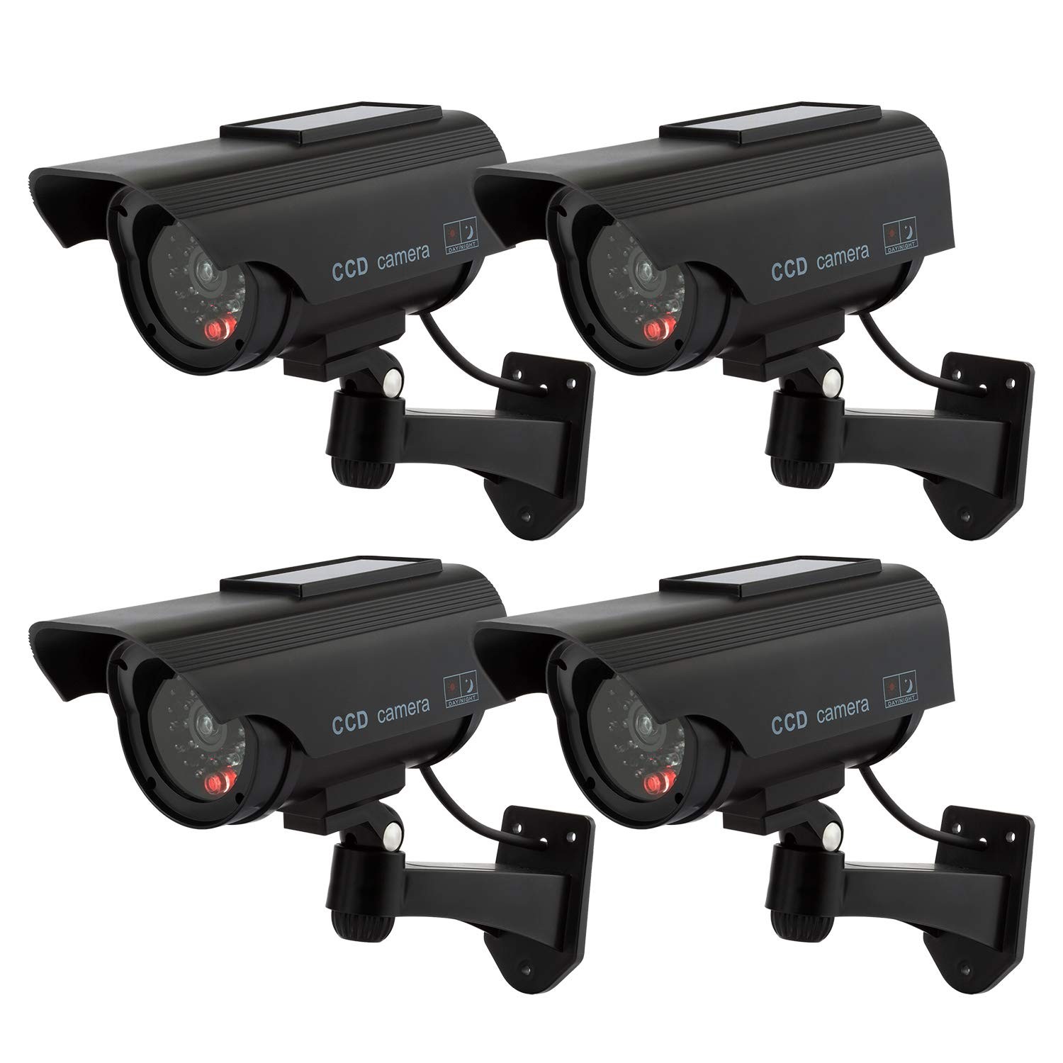 TOROTON Bullet Dummy Fake Security CCTV Solar Powered Camera Simulation Monitor