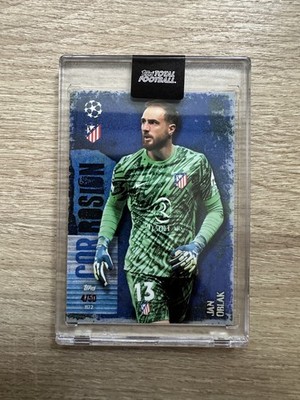 Jan Oblak /50 Athletico Madrid Topps Trading Cards 