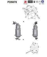 Partikelfilter FÜR Honda CR-V Iii (Re ), Honda CR-V Iv (Rm ) - As FD5078