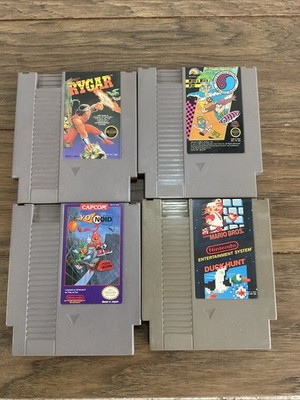 Nintendo NES Lot Super Mario Bros Duck Hunt Rygar Wood Water Rage Yo Noid