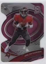 2021 Panini Spectra Rookie Neon Pink Prizm Die-Cut 7/20 Jaelon Darden #173 p8v