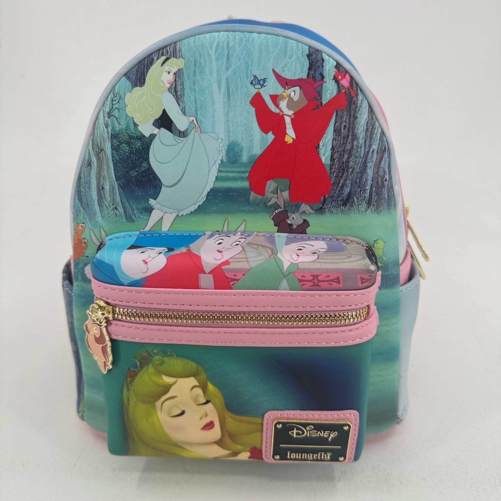 NEW Loungefly Disney Princess Sleeping Beauty Backpack Purse Adjustable Straps