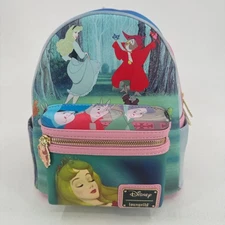 NEW Loungefly Disney Princess Sleeping Beauty Backpack Purse Adjustable Straps