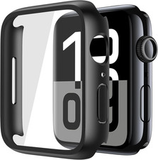 Misxi 2 Pack Apple Watch 46mm Case Series 11/10 Tempered Glass Screen Cover