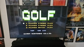 Free Same Day Shipping NES Golf (Nintendo, 1985) 5 Screw Tested and Working