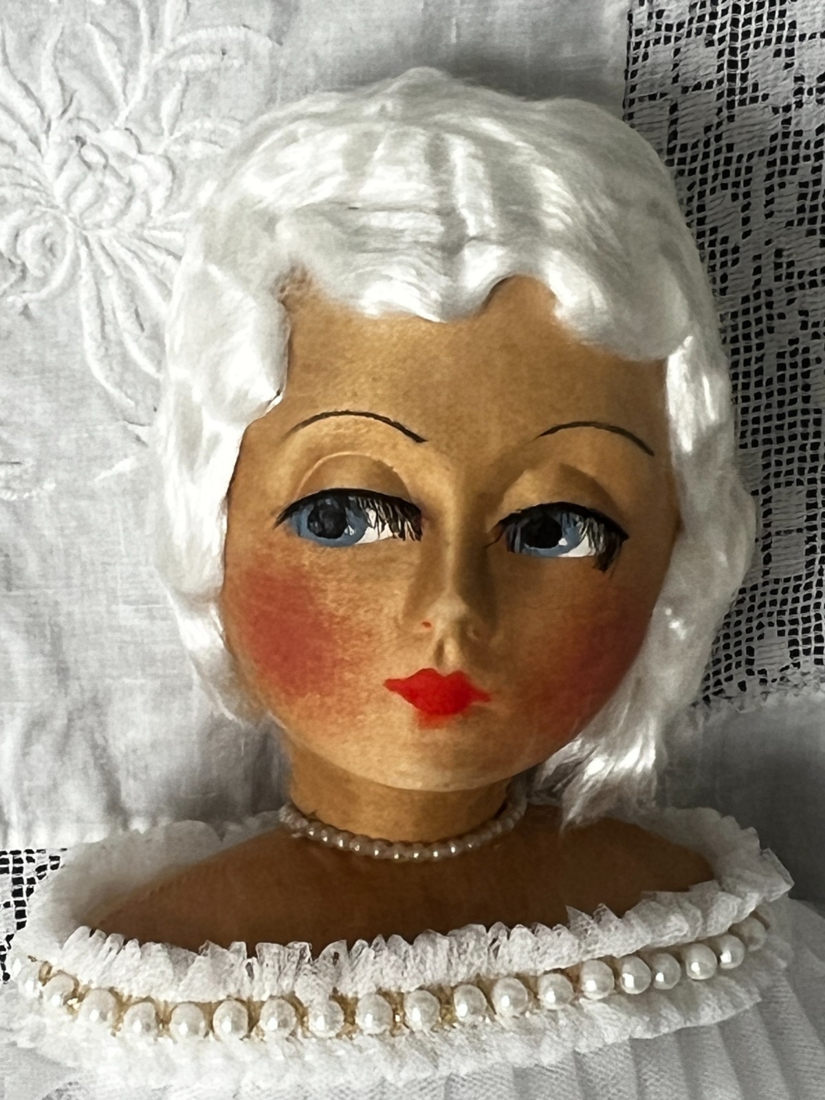 Vintage Blossom Boudoir Doll - 30 in