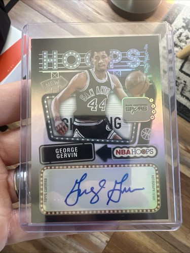 George Gervin – 2025-26 Topps Hoops Basketball · Hoops Signs #HS-GG George Gervin