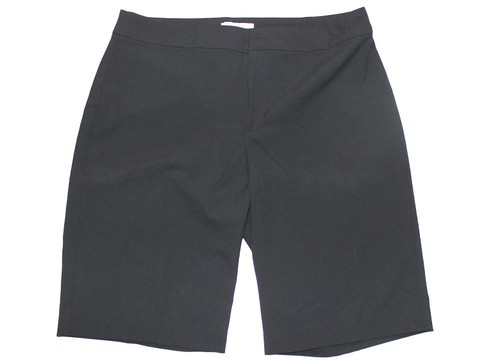 NEW Coldwater Creek Natural Fit Black Dress Shorts Womens sz 12