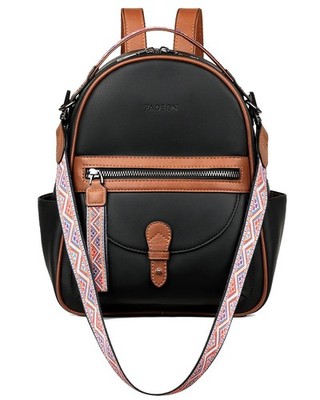 Mini Backpack Purse for Women, Designer Leather Cute Roomly Backpacks, Daily Lad