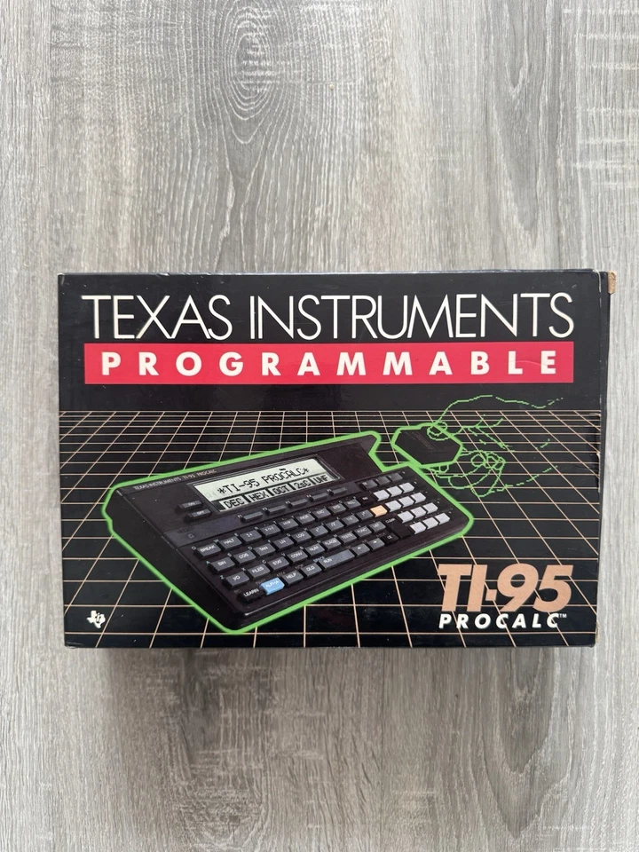 Texas Instruments TI-95 ProCALC - Komplett in Originalverpackung | Sammlerstück - Bild 1 von 3