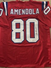 DANNY AMENDOLA SIGNED AUTO CUSTOM NEW ENGLAND PATRIOTS SIGNED JERSEY W/ JSA