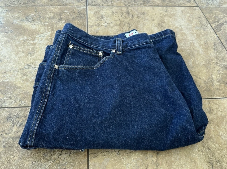 Vintage Anchor Blue Shorts Men’s 42 Blue Denim Cargo Jorts Baggy Loose Fit 39 - Image 3 of 4