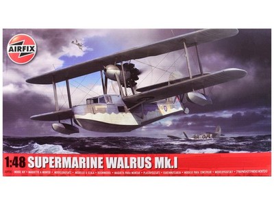 Level 3 Model Kit Supermarine Walrus Mk.I Aircraft with 3 Scheme Options 1/48 Pl