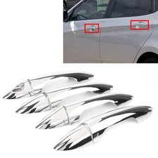 Chrome Door Handle Cover Molding Trim Fit 2011-16 Hyundai Accent Solaris Verna Chrome Door Handle Cover Molding Trim Fit 2011-16 Hyundai Accent Solaris Verna