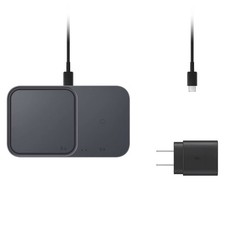 Samsung 15W Dual Fast Wireless Charger with USB-C Cable and Power Head