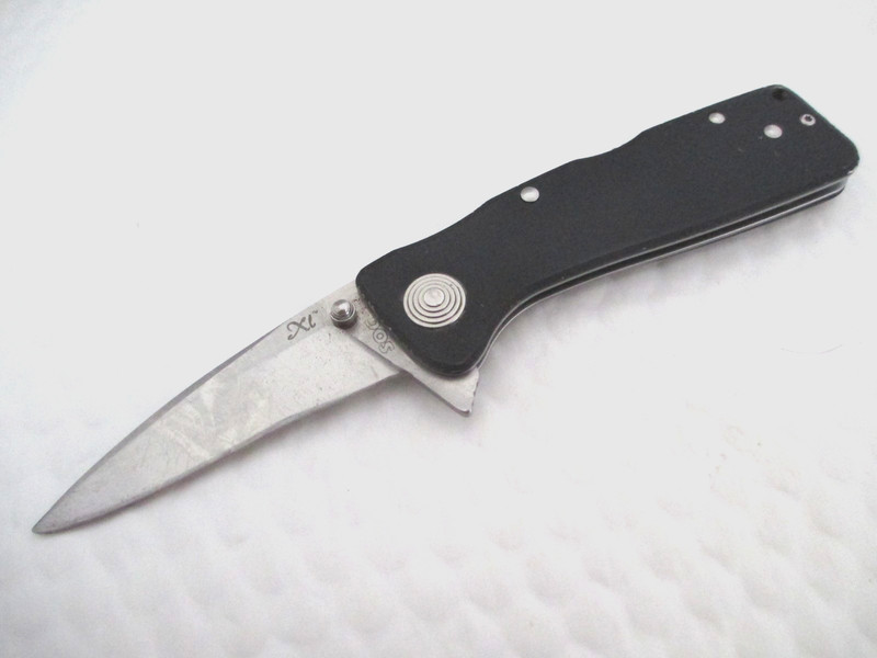Vintage SOG XL USAFolding Knife w/Beltclip Midlock Pat. Pend. Z0053