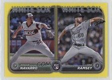 2024 Topps Update Rookie Combo Yellow Lane Ramsey Edgar Navarro #US128 1e91