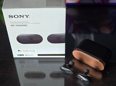 Sony WF-1000XM3 Wireless Noise Cancelling In Ear Headphones - Black in Box