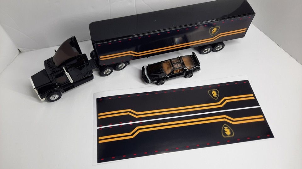 1/64th scale-Knight Rider Semi Trailer- set of 2 stickers !!ONLY!! | eBay