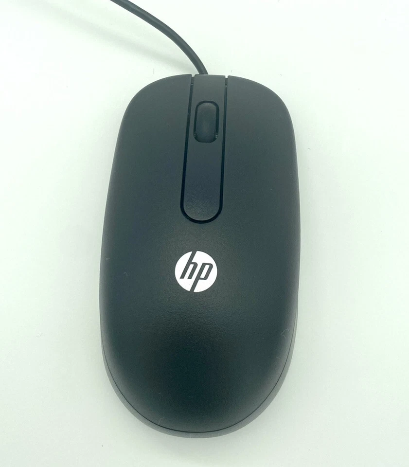 Original HP USB Optisch Maus schwarz 3 Tasten Scrolling-Rad 672652-001 Verkabelt - Bild 3 von 4