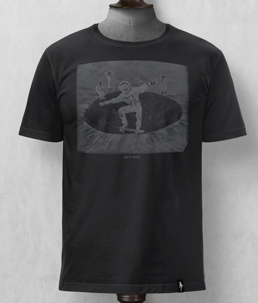 Dirty Velvet Clothing - 100% Organic 'Crater Skater' T-shirt (XXL ONLY)