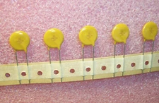 QTY (100) JVR14N221K RFE 14mm 220V METAL OXIDE VARISTORS MOV 14N221K ON CUT TAPE