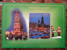 Postkarte 529 gelaufen, Dresden, Striezelmarkt, Ansichtskarte, Sammlung, AK