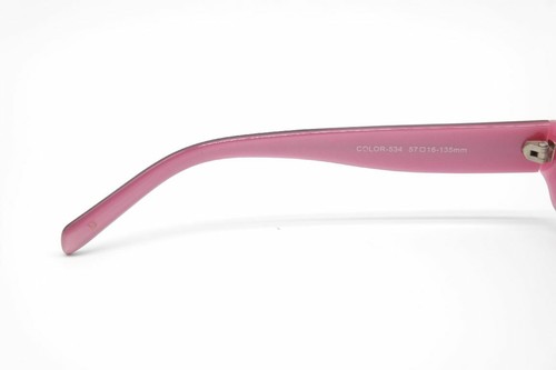 Esprit Color 534 57 16 Red Oval Sunglasses New - Picture 5 of 6