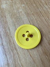 New! Step 2 My First Snowman Replacement Piece Parts Yellow Button