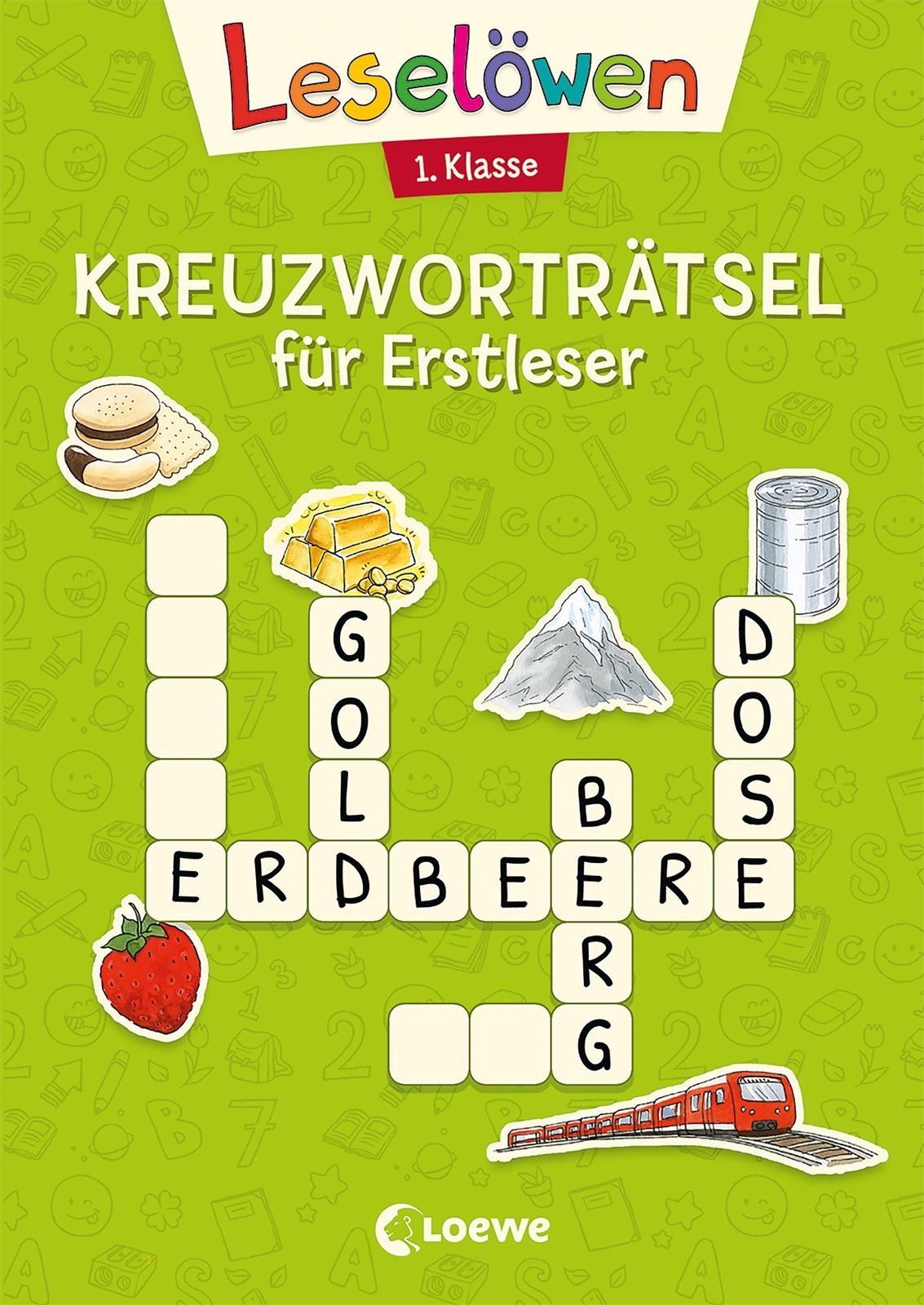 Thumbnail - Leselöwen Kreuzworträtsel Für Erstleser - 1. Klasse (hellgrün) |