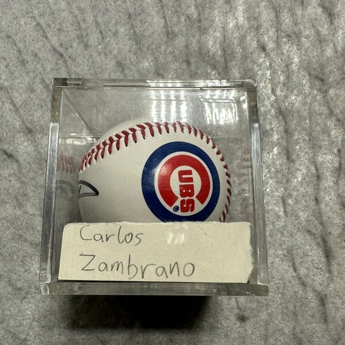 Carlos Zambrano Signed Baseball Chicago Cubs Unauthenticated - Picture 7 of 10
